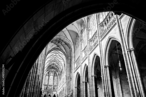 Wallpaper Mural Low angle view of a church ceiling Torontodigital.ca