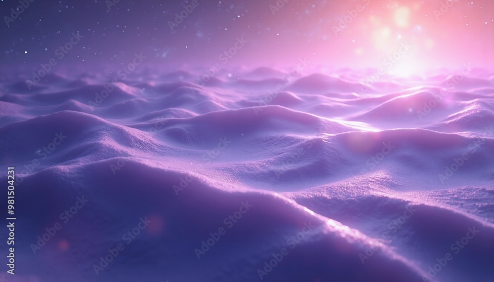 Glowing teal ocean with rippling waves and cosmic starlight with copy space Glowing teal ocean with rippling waves and cosmic starlight with copy space