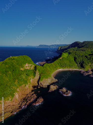 A Stunning and Gorgeous Coastal Landscape That Is Surrounded by Lush Greenery and Nature