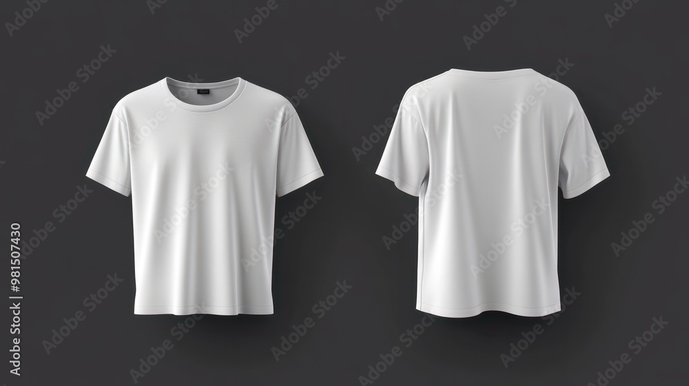 White T-shirt mockup. Generative ai transparent background White T-shirt mockup. Generative ai transparent background