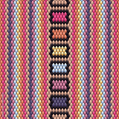 image showcases an intricate array of colored dots meticulously arranged to create a stunning optical illusion.
