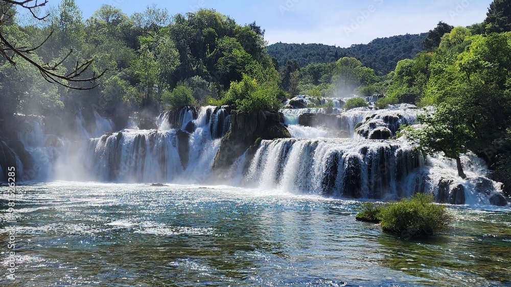 Waterfalls in Krka National Park, Croatia - April 2024 Waterfalls in Krka National Park, Croatia - April 2024