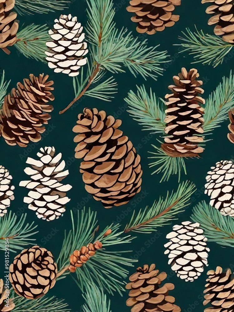 pinecones against a deep green background. Nature’s beauty captured in detail, ideal for seasonal décor, nature lovers, and rustic interiors. Warm, earthy, and natural. pinecones against a deep green background. Nature’s beauty captured in detail, ideal for seasonal décor, nature lovers, and rustic interiors. Warm, earthy, and natural.