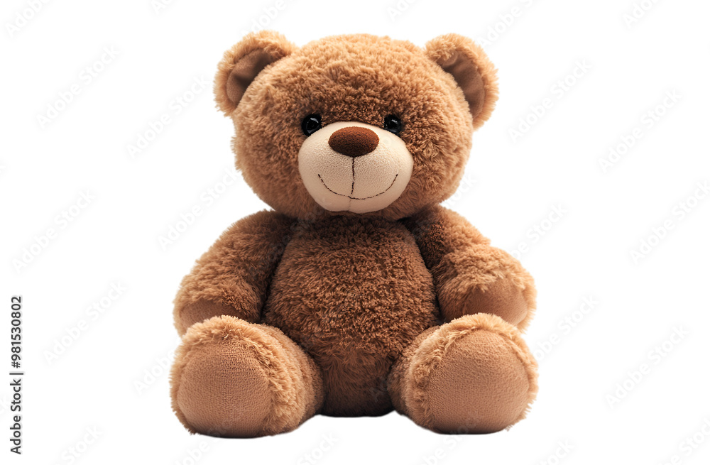 Fototapeta premium a brown teddy bear sitting. 