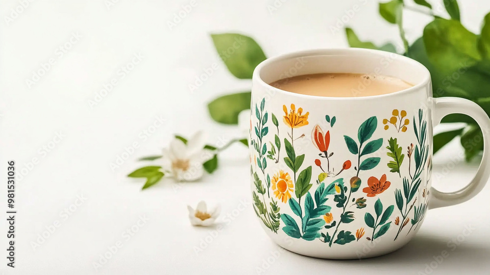Coffee cup are beautiful, have patterns, designs, and beautiful shape. Coffee cup are beautiful, have patterns, designs, and beautiful shape.