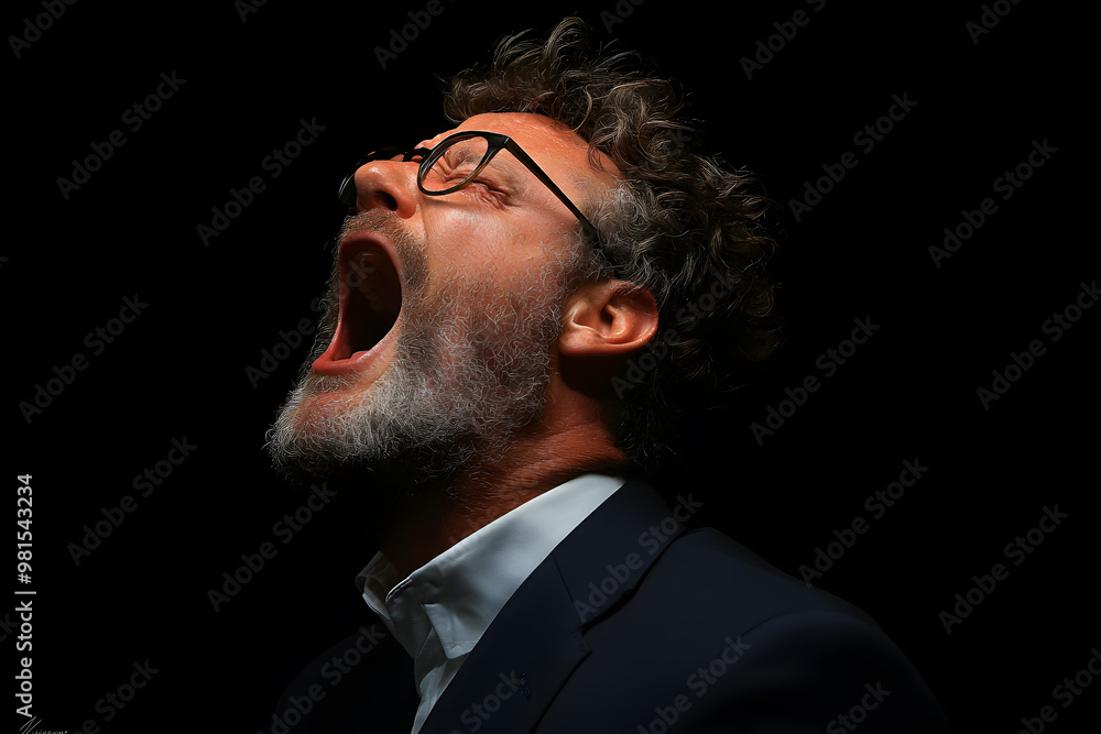 Man Screaming in Frustration and Anger | Emotional Expression of Stress and Despair Man Screaming in Frustration and Anger | Emotional Expression of Stress and Despair