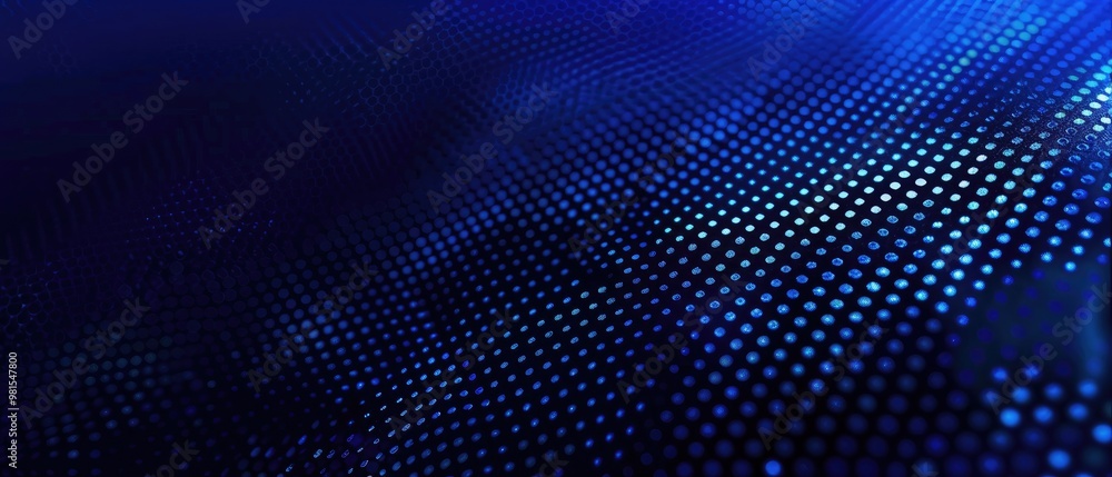 Blue background with a carbon fiber texture vector presentation design. Flat geometric pattern of dark blue dots on a navy backdrop for a wallpaper, web banner, or poster template Blue background with a carbon fiber texture vector presentation design. Flat geometric pattern of dark blue dots on a navy backdrop for a wallpaper, web banner, or poster template