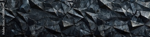 Wallpaper Mural Black grunge background with triangular shapes, perfect for dark and mysterious designs Torontodigital.ca