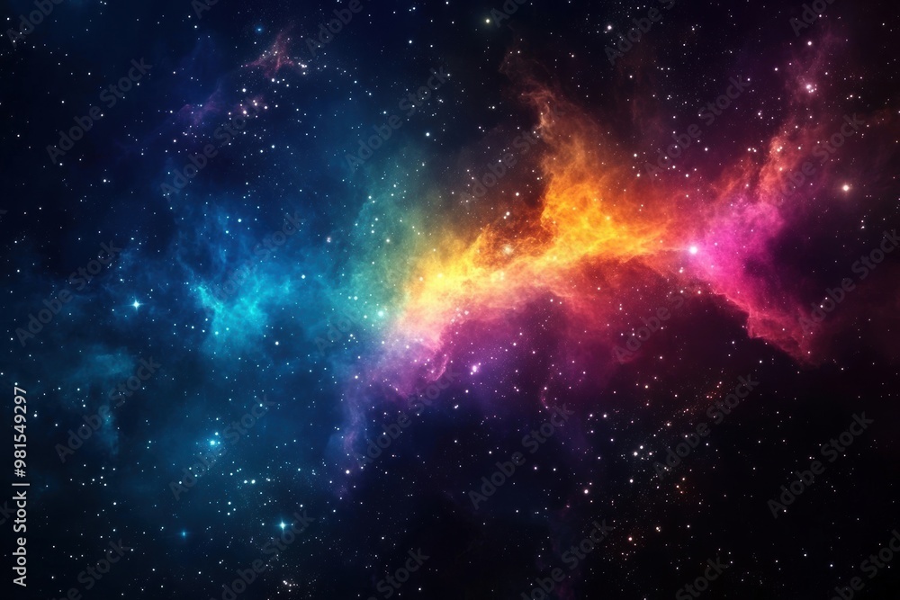 Lively cosmic cloud in the galactic space. Evening celestial marvels. Research into the cosmos and astrophysics. Stellar explosion motif for background images Lively cosmic cloud in the galactic space. Evening celestial marvels. Research into the cosmos and astrophysics. Stellar explosion motif for background images