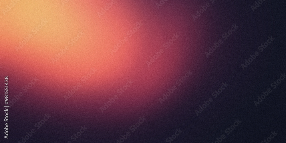 Gradient background with deep aubergine and soft dusty orange tones, noise texture effect Gradient background with deep aubergine and soft dusty orange tones, noise texture effect