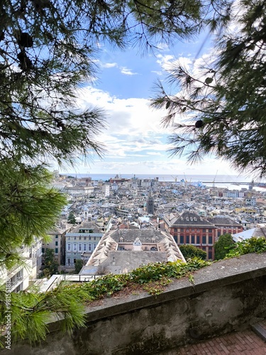 city view, Genoa, Liguria, travel in Italy