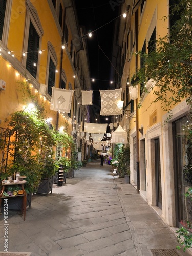 Photos street in Sarzana, Liguria, travel in Italy