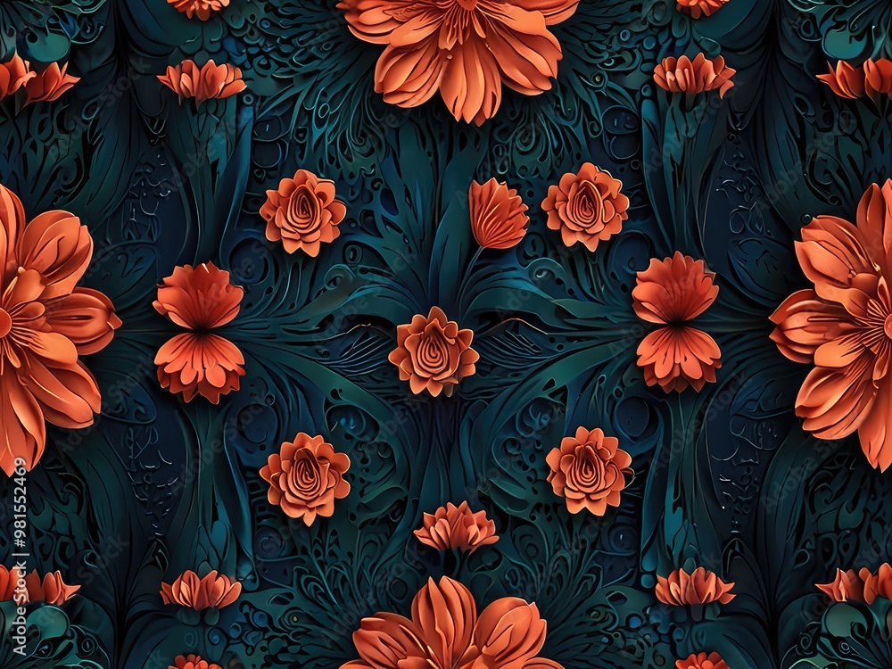 3d seamless floral background,abstract floral background,pattern with flowers 3d seamless floral background,abstract floral background,pattern with flowers