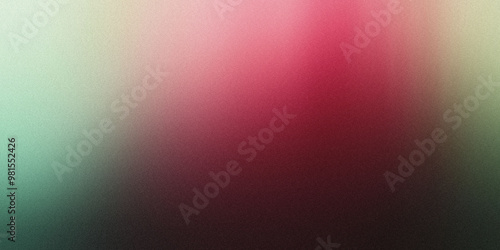 Gradient background with deep maroon and soft sage green tones, noise texture effect