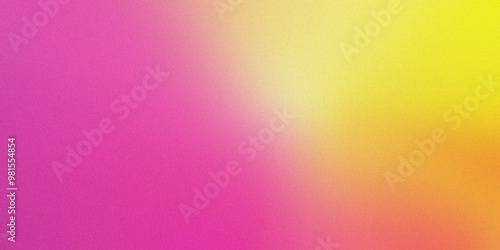 Gradient background with neon yellow and bright magenta tones, noise texture effect