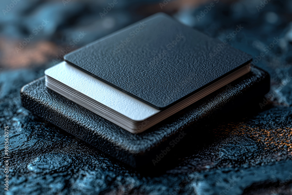 A sleek, modern business card holder with just a few cards inside, emphasizing the minimalist approach to professional networking. A sleek, modern business card holder with just a few cards inside, emphasizing the minimalist approach to professional networking.