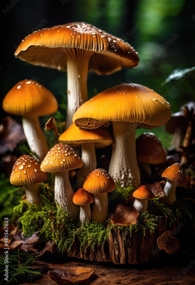 vibrant colorful mushroom variety displayed dynamic wooden cutting board rich textures natural elements, cooking, fresh, edible, organic, rustic, gourmet vibrant colorful mushroom variety displayed dynamic wooden cutting board rich textures natural elements, cooking, fresh, edible, organic, rustic, gourmet