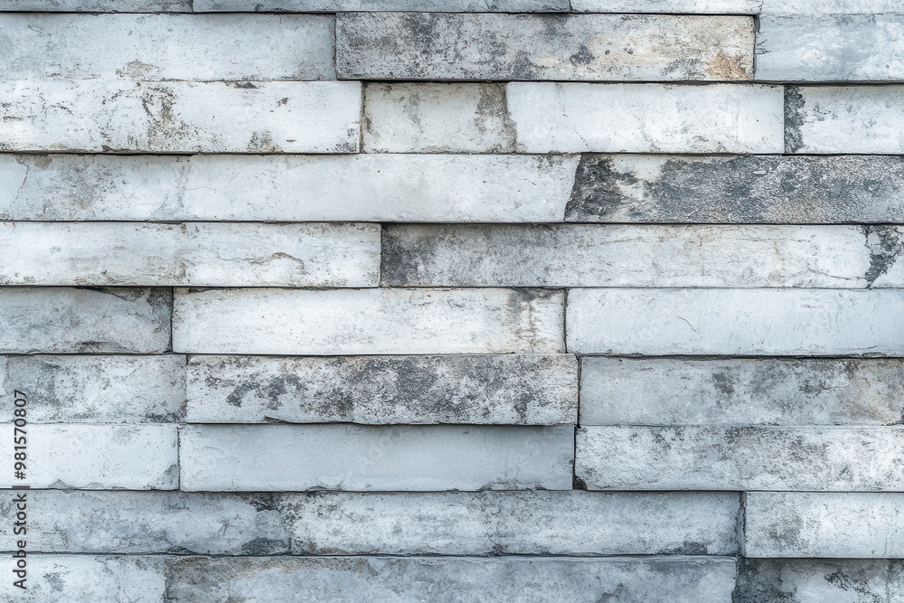 Fototapeta premium Light gray plaster and concrete wall surface featuring tiled patterns for backdrops and wide-format displays