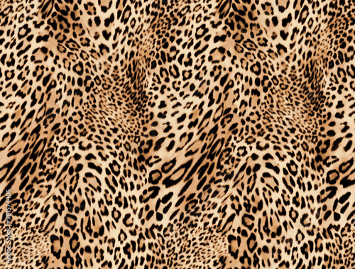leopard seamless pattern with leopard print