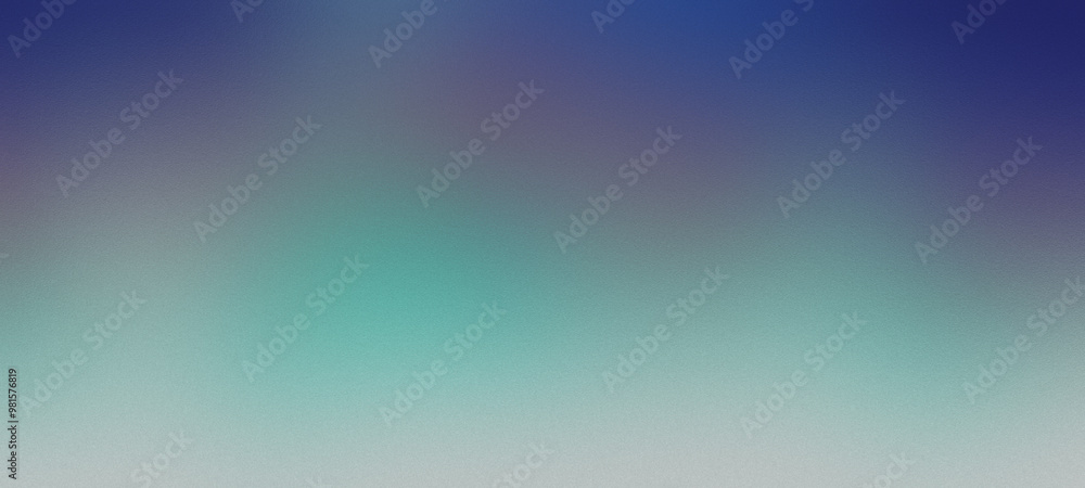 Fototapeta premium Abstract gradient background banner fading light blue green and purple 
