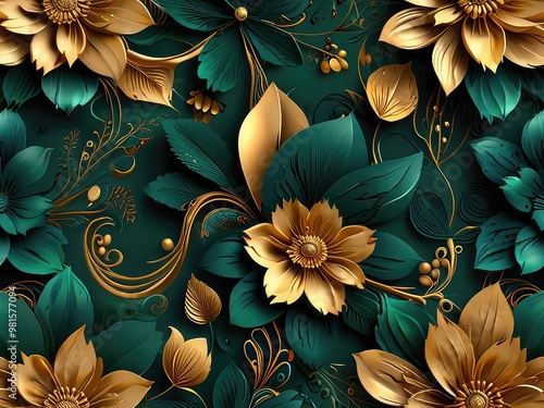 3d seamless background with flowers,3d background with flowers,abstract background