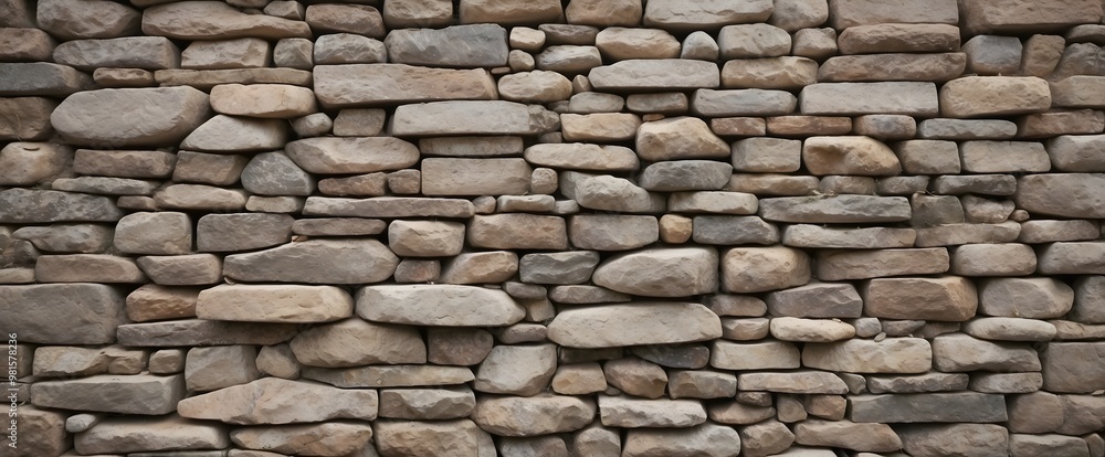Obraz premium surface of stone wall texture background