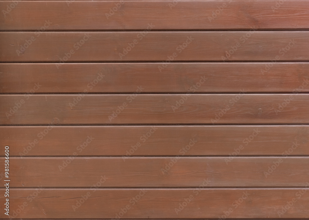 Smooth wood texture with matte finish, surface with horizontal brown panels Smooth wood texture with matte finish, surface with horizontal brown panels