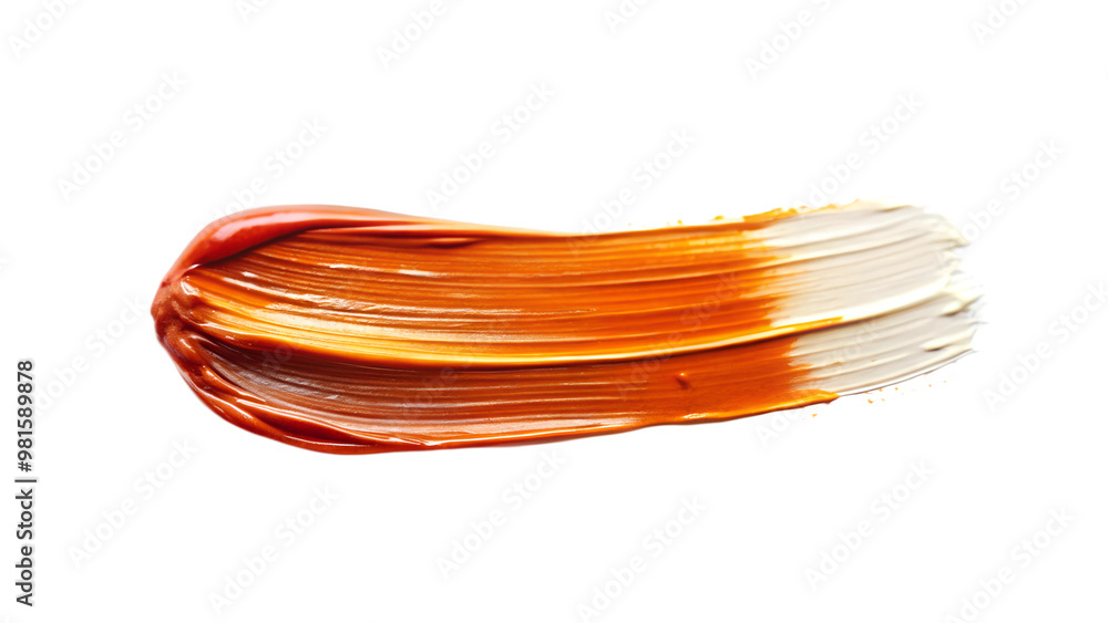 colorful acrylic paint brash swatch isolated on white colorful acrylic paint brash swatch isolated on white
