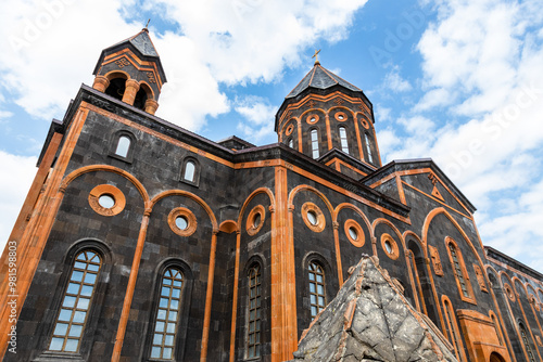 back of Holy Saviour's Church and dome in Gyumri photo