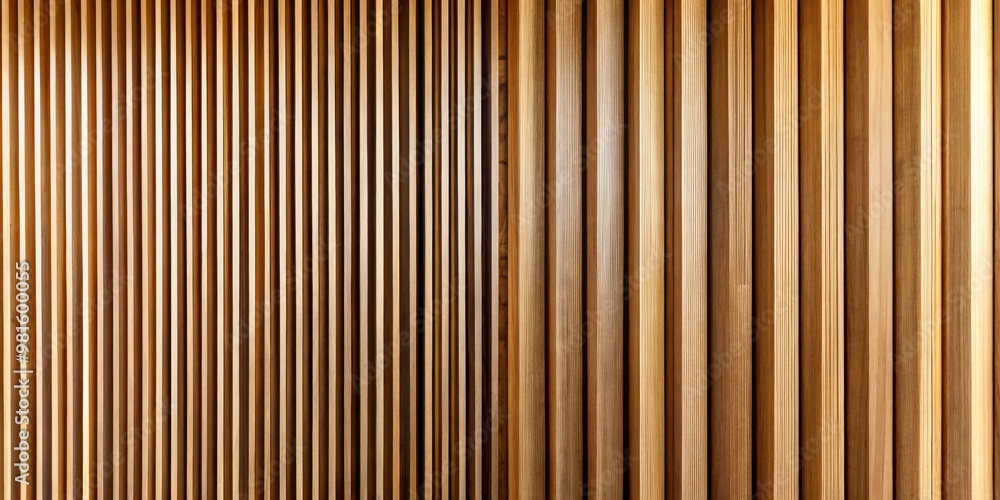 Fototapeta premium Vertical Wood Paneling Texture, Natural, Pattern, Wooden Wall