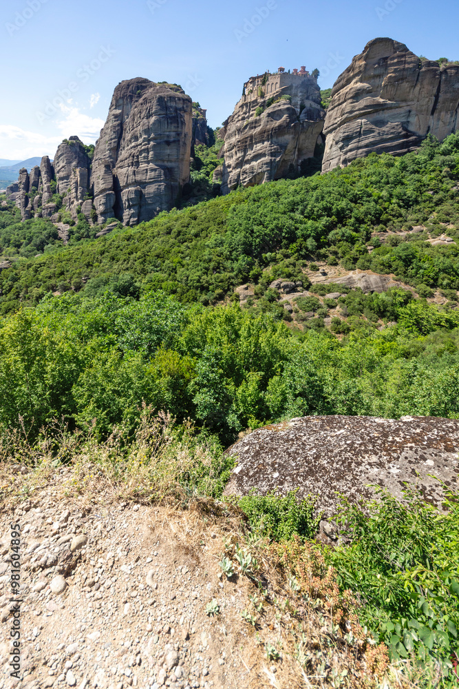 Panoramic view of Meteora Monasteries, Greece