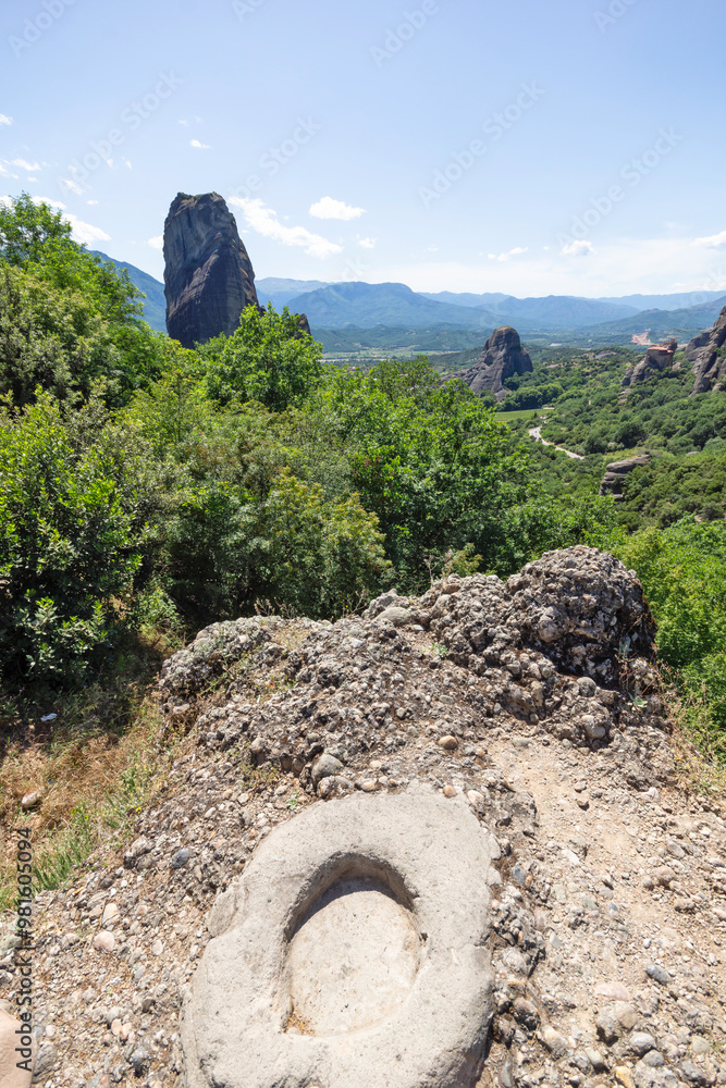 Panoramic view of Meteora Monasteries, Greece