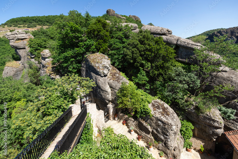 Panoramic view of Meteora Monasteries, Greece