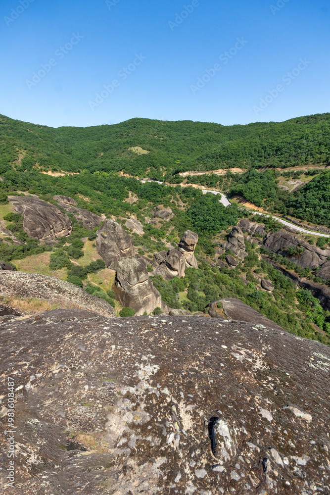 Panoramic view of Meteora Monasteries, Greece