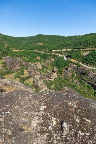 Panoramic view of Meteora Monasteries, Greece