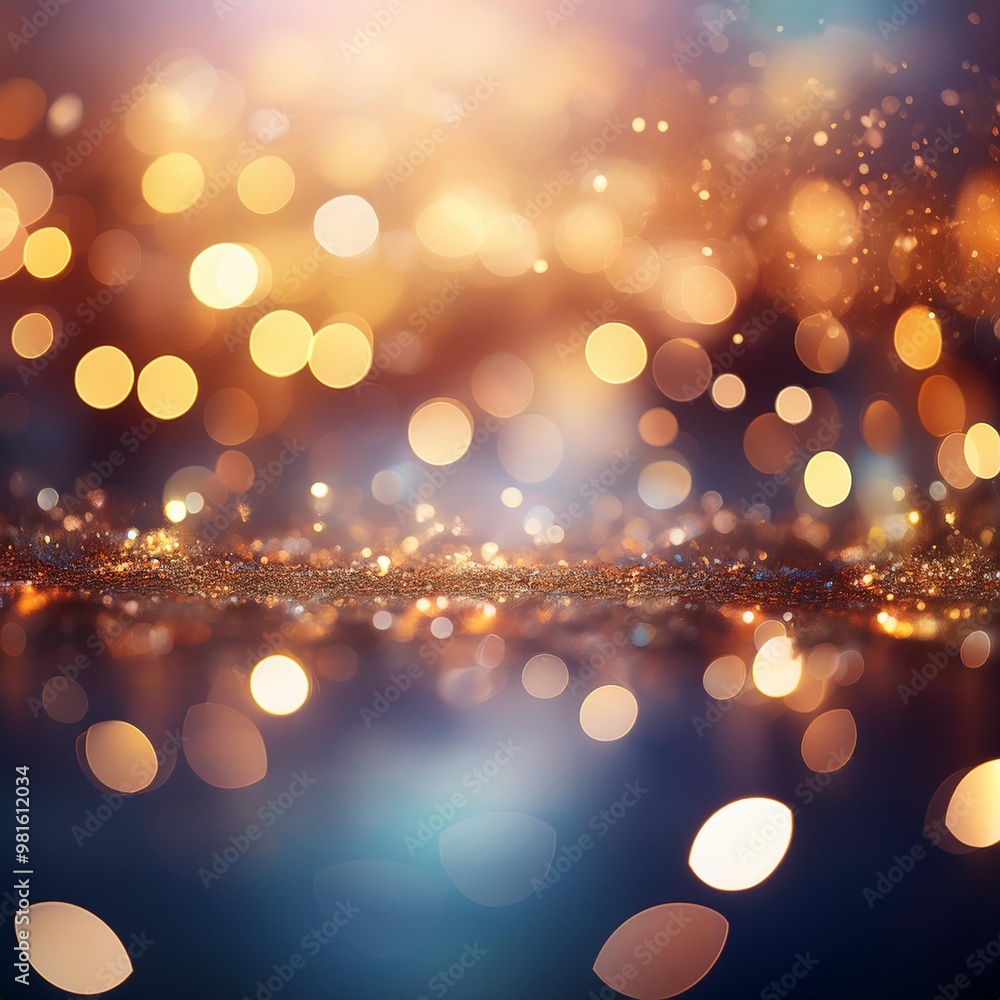 Blurry lights with depth of field creating a dreamy abstract background Blurry lights with depth of field creating a dreamy abstract background