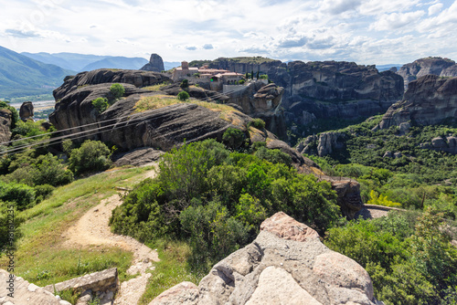 Panoramic view of Meteora Monasteries, Greece