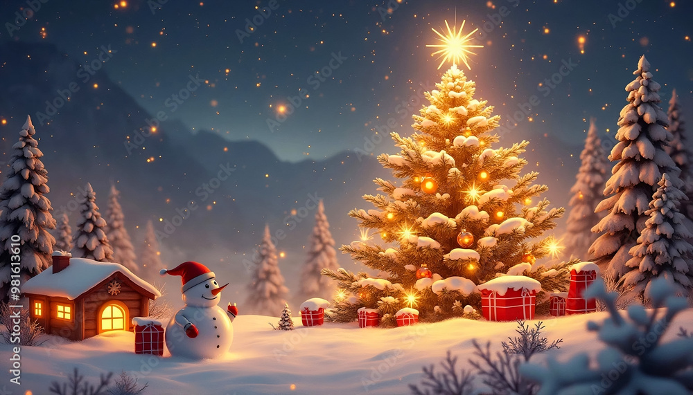 christmas tree with candles christmas tree with candles