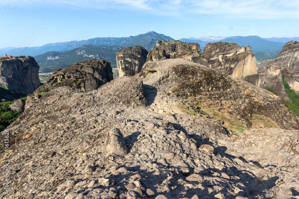 Panoramic view of Meteora Monasteries, Greece
