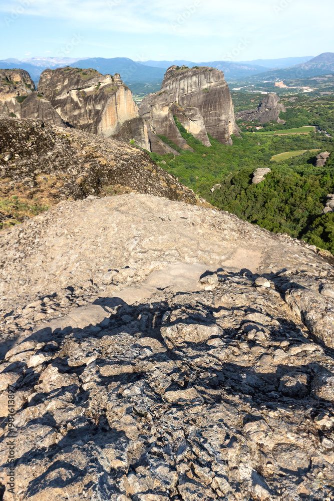 Panoramic view of Meteora Monasteries, Greece