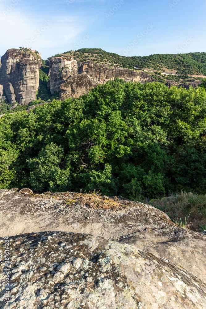 Panoramic view of Meteora Monasteries, Greece