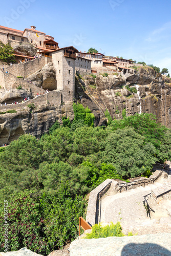 Obraz na płótnie Panoramic view of Meteora Monasteries, Greece w salonie