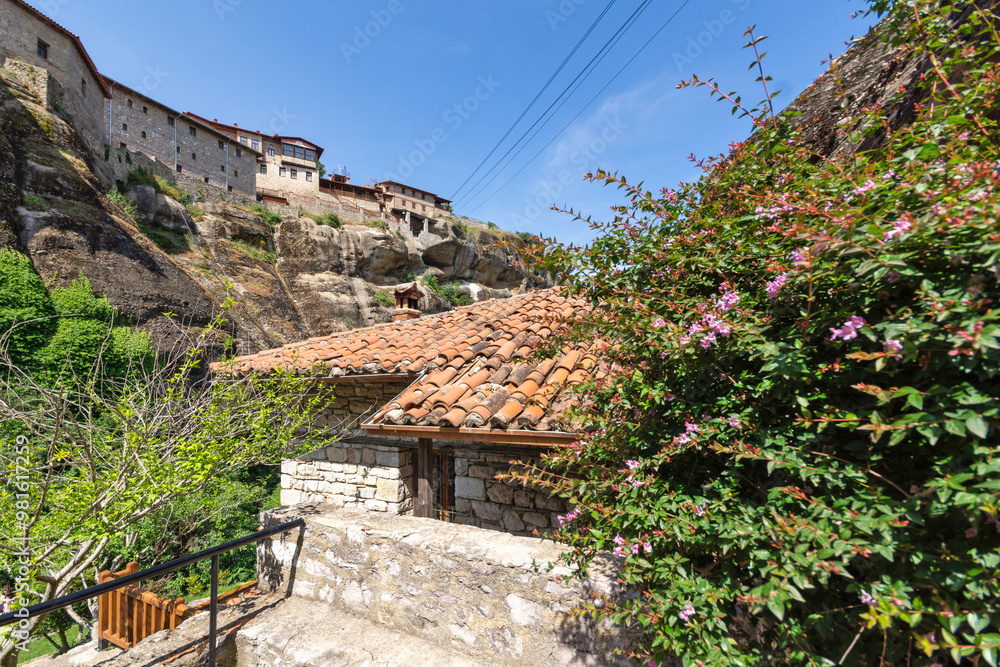 Panoramic view of Meteora Monasteries, Greece