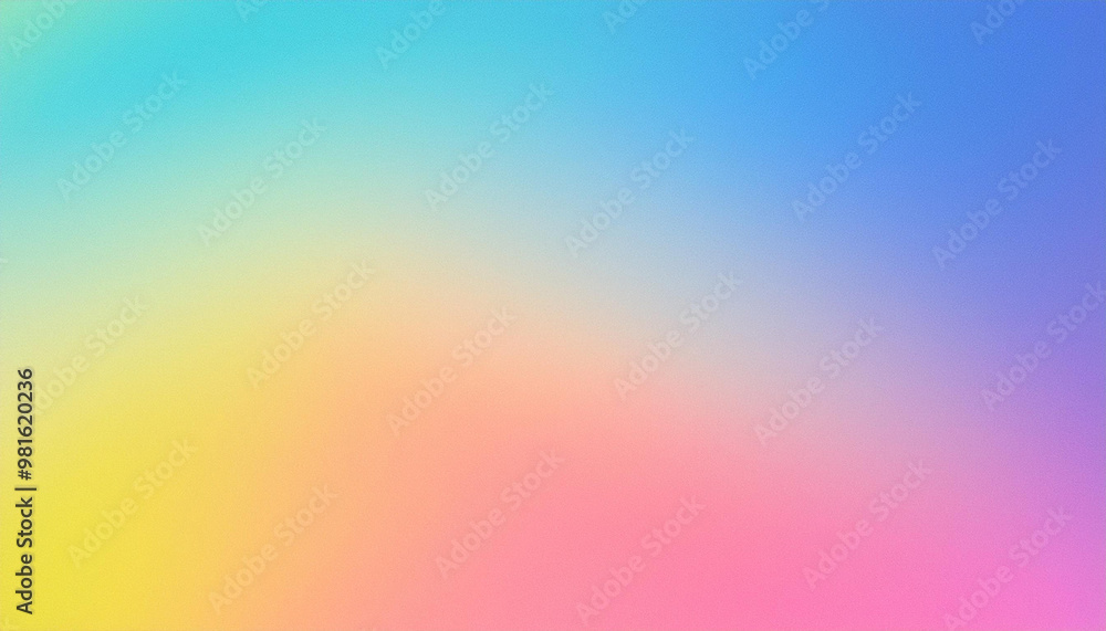 Obraz premium Colorful grainy gradient background with a smooth transition from blue to pink