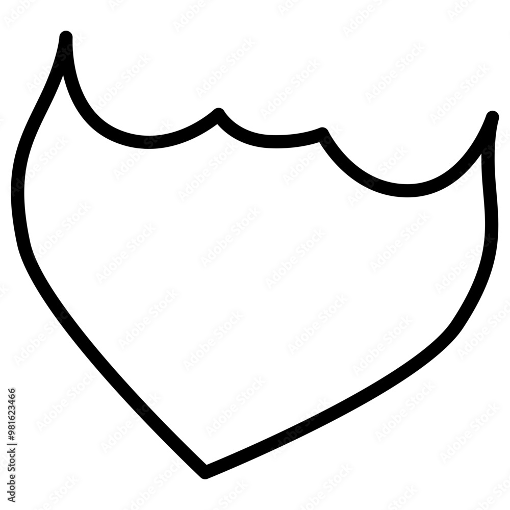 Beard Outline Beard Outline