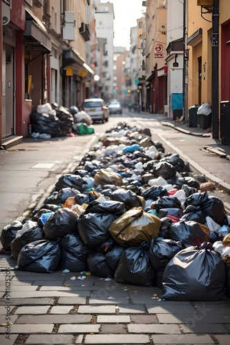 Rubbish in the street