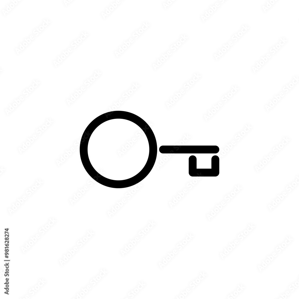 Key icon vector. Security icon. Key icon vector. Security icon.