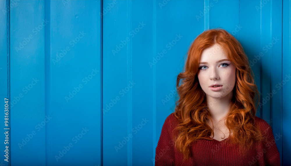 The look of a red-haired woman The look of a red-haired woman