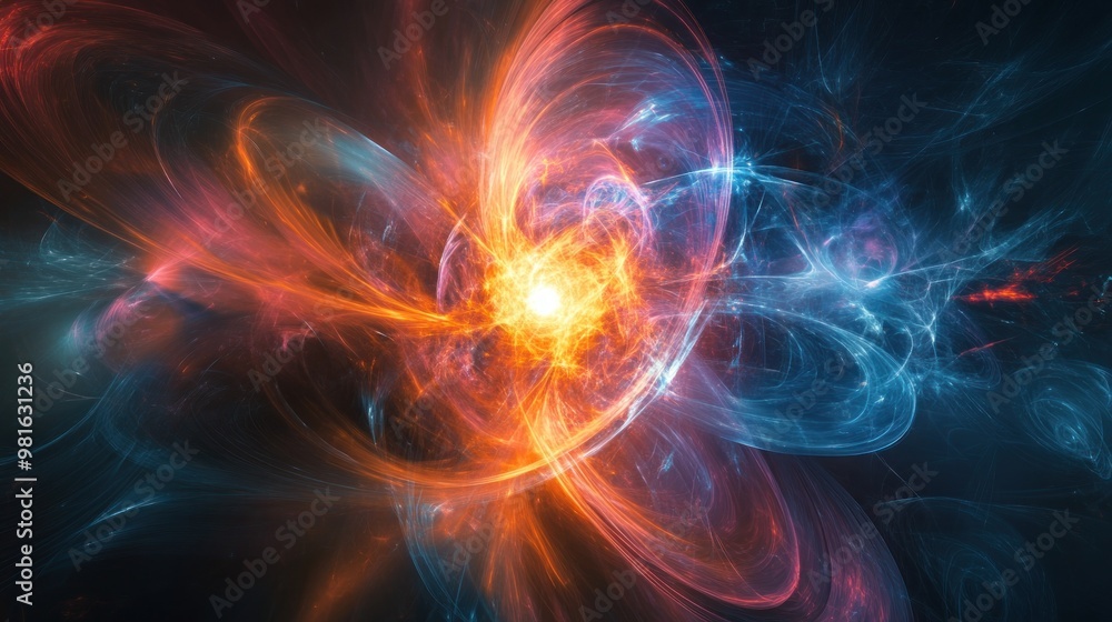 Abstract Energy Burst Abstract Energy Burst