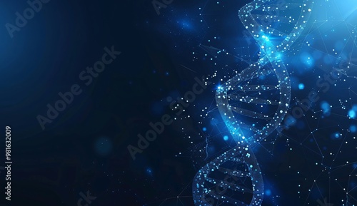 dna strand microscopic 